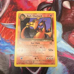 Pokemon TCG Dark Charizard Team Rocket 1st Ed 21/82 Holo Rare EN 80 HP - Image 2