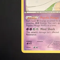 Gardevoir 57/99 LP Holo Pokemon Next Destinies Rare BW - Image 3