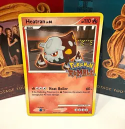 Pokemon TCG Heatran 4/16 Pokemon Rumble Promo Regular EN MP - Image 1