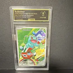 MBA 10 2026 Pokemon MEP Mega Evolution Promo Bulbasaur 037 Full Art Holo English - Image 1