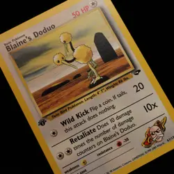 Pokemon TCG - Blaine's Doduo 61/132 Gym Challenge Common 1st Edition - NM - Image 1