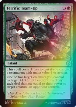 MTG - Terrific Team-Up - Foil - SPM 0120 - Spiderman - Magic the Gathering - Image 1