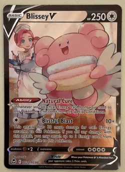 Pokemon TCG Blissey V TG22/TG30 Silver Tempest TG Ultra Rare Full Art Holo (EN) - Image 1