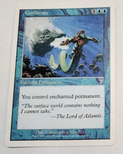MTG Confiscate 65 7th Edition Uncommon LP x1 - Image 1