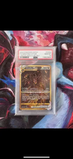 Pokemon TCG Giratina VSTAR GG69/GG70 Crown Zenith PSA 10 Gem Mint - Image 1