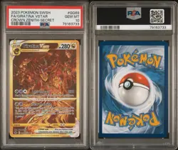 Pokemon Giratina VSTAR TCG Crown Zenith GG69/GG70 PSA 10 Gem Mint - Image 3