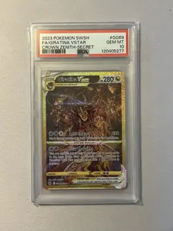Pokemon TCG Giratina VSTAR Crown Zenith GG69/GG70 PSA 10 Gem Mint - Image 1