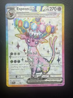 Umbreon and Espeon Promo Pokemon Card Set SVP175/SVP176 Prismatic Evolution - Image 2