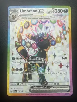 Umbreon and Espeon Promo Pokemon Card Set SVP175/SVP176 Prismatic Evolution - Image 4