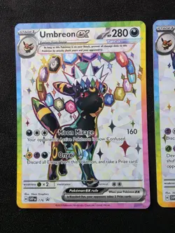 Umbreon and Espeon Promo Pokemon Card Set SVP175/SVP176 Prismatic Evolution - Image 3