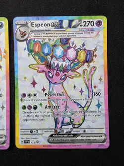 Umbreon and Espeon Promo Pokemon Card Set SVP175/SVP176 Prismatic Evolution - Image 4