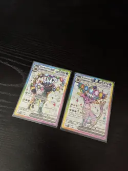 Umbreon and Espeon Promo Pokemon Card Set SVP175/SVP176 Prismatic Evolution - Image 1