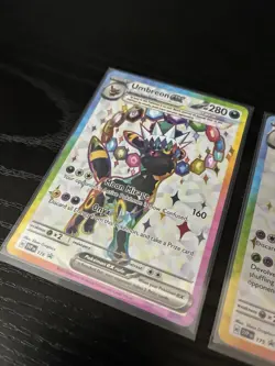 Umbreon and Espeon Promo Pokemon Card Set SVP175/SVP176 Prismatic Evolution - Image 2