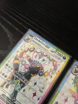 Umbreon and Espeon Promo Pokemon Card Set SVP175/SVP176 Prismatic Evolution - Image 4