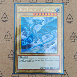 Yu-Gi-Oh! TCG Blue-Eyes White Dragon MVP1-ENGV4 Gold Secret Rare Ltd - Image 1
