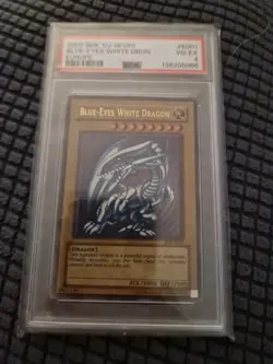 Yu-Gi-Oh! TCG Blue-Eyes White Dragon Unlimited Edition SDK-E001 Psa 4 - Image 1