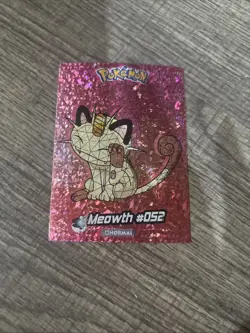 Meowth #52 - Cracked Ice Holo - Crystal Collection 2024 - Pokemon Card - Image 1