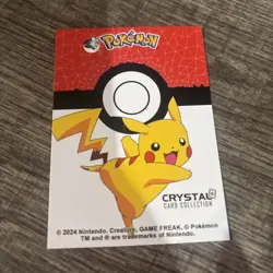 Meowth #52 - Cracked Ice Holo - Crystal Collection 2024 - Pokemon Card - Image 2