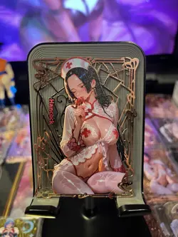 Boa Hancock Girls Party Metal Card CCG Random Serial Goddess Story - Image 2