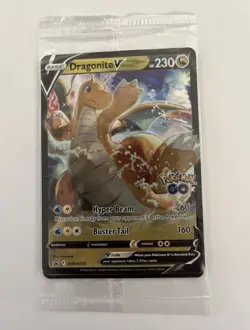 Pokemon: Dragonite V - SWSH235 - SWSH: Sword & Shield Promo Card Sealed Package - Image 1
