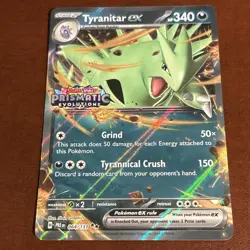 Pokemon TCG Tyranitar Ex Stamped Promo 064/131 Prismatic Evolutions NM - Image 1