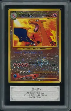 ARS 8 Charizard Neo 2 006 Promo Reverse Foil Old Back Pokemon Card Japanese Rare - Image 1
