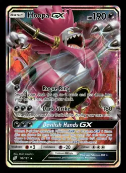 Hoopa GX - 96/181 - Ultra Rare - Team Up - Pokemon Card - NM/M - Image 1