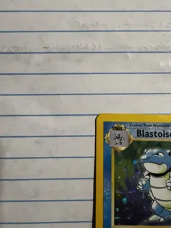 Pokemon TCG Blastoise 2/102 Base Set Holo Rare 100 HP English 1999 - Image 2