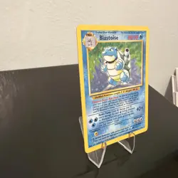Pokemon TCG Blastoise 002/102 Base Set Holo Rare 1999 English 100 HP Stage 2 - Image 2