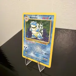 Pokemon TCG Blastoise 002/102 Base Set Holo Rare 1999 English 100 HP Stage 2 - Image 3