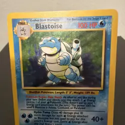 Pokemon TCG Blastoise 002/102 Base Set Holo Rare 1999 English 100 HP Stage 2 - Image 4