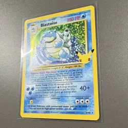 Pokemon TCG Blastoise 2/102 Base Set Holo Rare English 1999 100 HP - Image 2