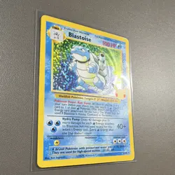 Pokemon TCG Blastoise 2/102 Base Set Holo Rare English 1999 100 HP - Image 3