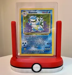 Pokemon TCG Blastoise 2/102 Base Set Holo Rare English 1999 LP/MP - Image 1