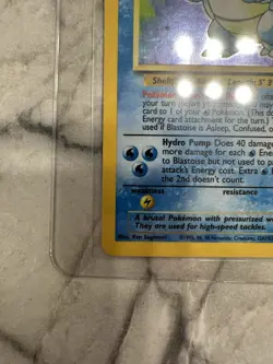 Pokemon TCG Blastoise 2/102 Base Set Holo Rare 1999 English WOTC 🔥PSA Worthy🔥 - Image 4