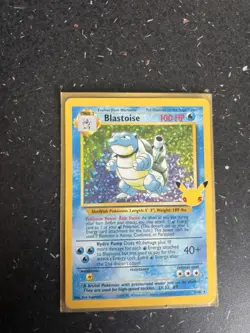 Blastoise 2/102 Base Set Holo Rare Pokemon TCG 1999 English 100 HP - Image 1