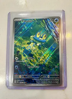 Nintendo Froakie 088/086 Paldea Evolved Illustration Rare Holo Full Art 70HP - Image 1