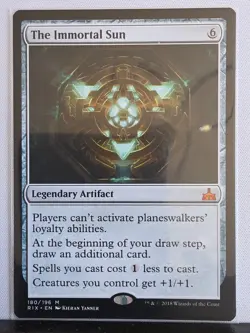 MTG English The Immortal Sun NM Normal Rivals of Ixalan - Image 1