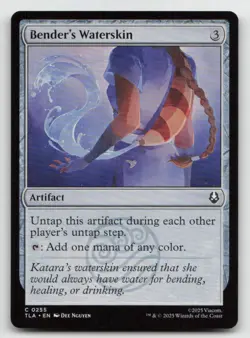 Bender's Waterskin 255 Common Avatar: The Last Airbender Magic: The Gathering NM - Image 1