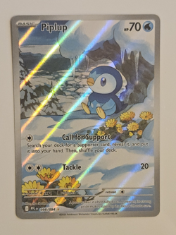 Piplup 098/094 Me02: Phantasmal Flames Holo Pokemon TCG NM - Image 1