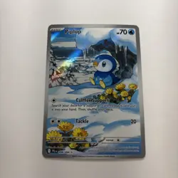 Piplup 098/094 Illustration Rare Phantasmal Flames Pokemon Holo NM/M - Image 1