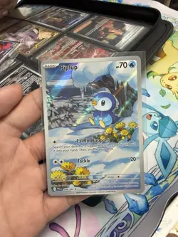 Pokemon TCG Piplup 098/094 Phantasmal Flames Illustration Rare Near Mint - Image 1