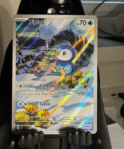 Pokemon TCG Piplup 098/094 Me02 Phantasmal Flames Illustration Rare Holo English - Image 1