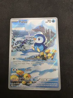Pokemon Card Piplup AR 098/094 PFL Phantasmal Flames Near Mint - Image 2