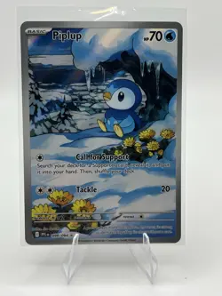 Piplup Illustration Rare #098/094 Phantasmal Flames Holo - NM A121 - Image 1