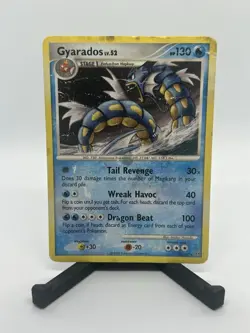 Gyarados LV. 52 Pokemon TCG - Rare Stormfront 19/100 DMG (PSA 1U) - Image 1