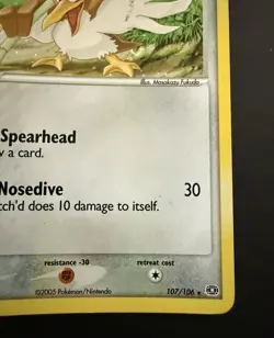 Pokemon TCG 2005 EX Emerald 107/106 Farfetch’d Holo NM - Image 2