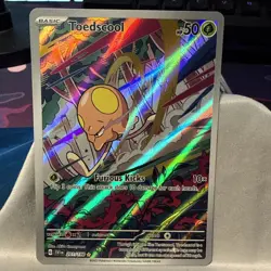 Pokemon TCG Toedscool Illustration Rare Full Art Holo 201/198 SV01 NM - Image 1