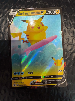 Surfing Pikachu V 008/025 - Celebrations - Pokemon Card - Near Mint - Image 2