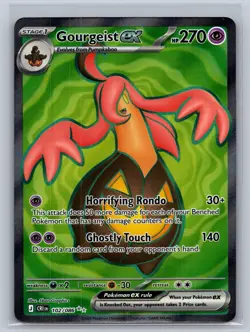 Gourgeist ex 102/086 Ultra Rare Chaos Rising Pokemon Holo Near Mint - Image 1